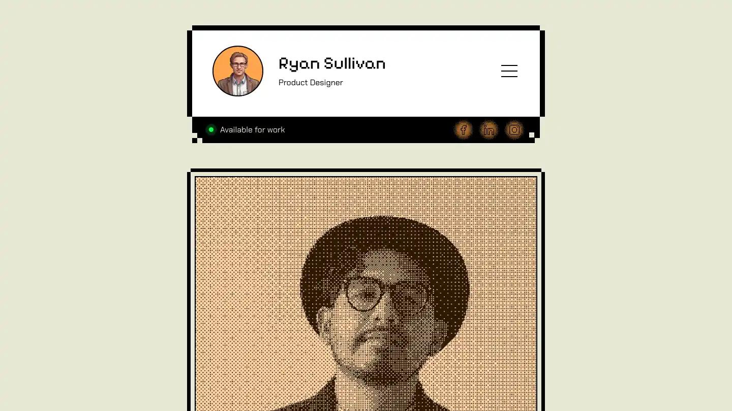ryan-sulliva - Framer Personal Website Template