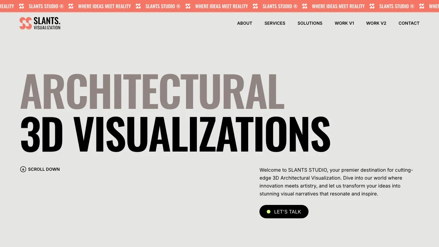 slantsual - Framer Professional Services Website Template