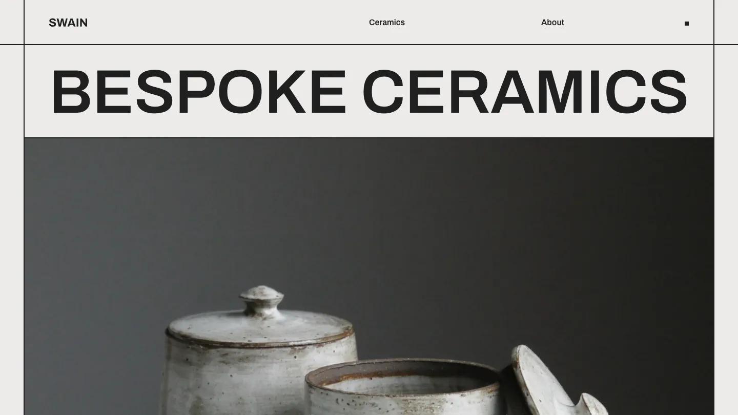 swain - Framer Personal Website Template