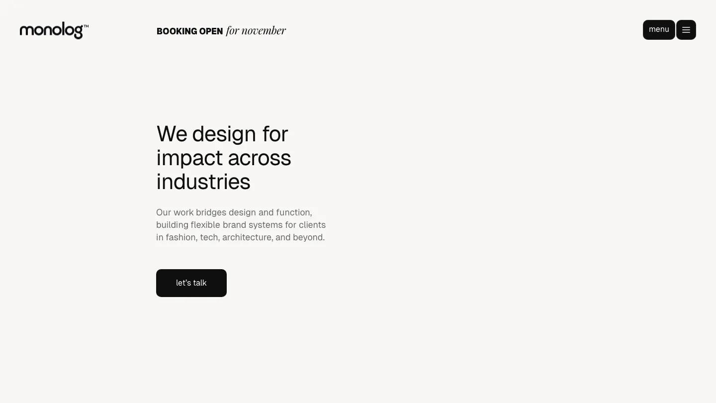 tdmonolog - Framer Professional Services Website Template
