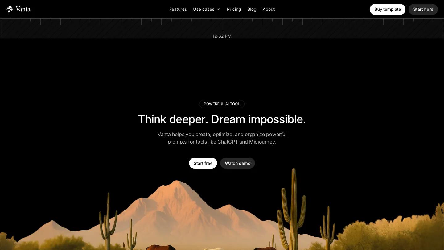Vanta Black - Framer Technology & Software Website Template