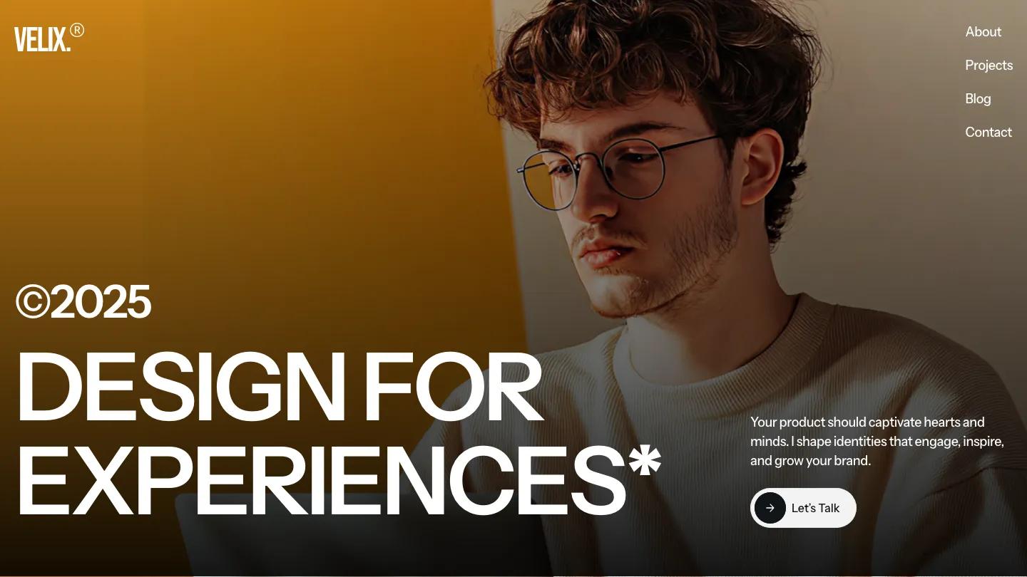 velix - Framer Portfolio & Agency Website Template