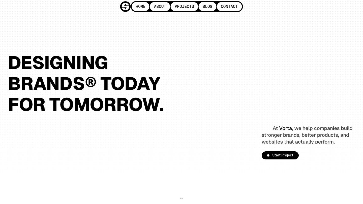 vorta - Framer Portfolio & Agency Website Template