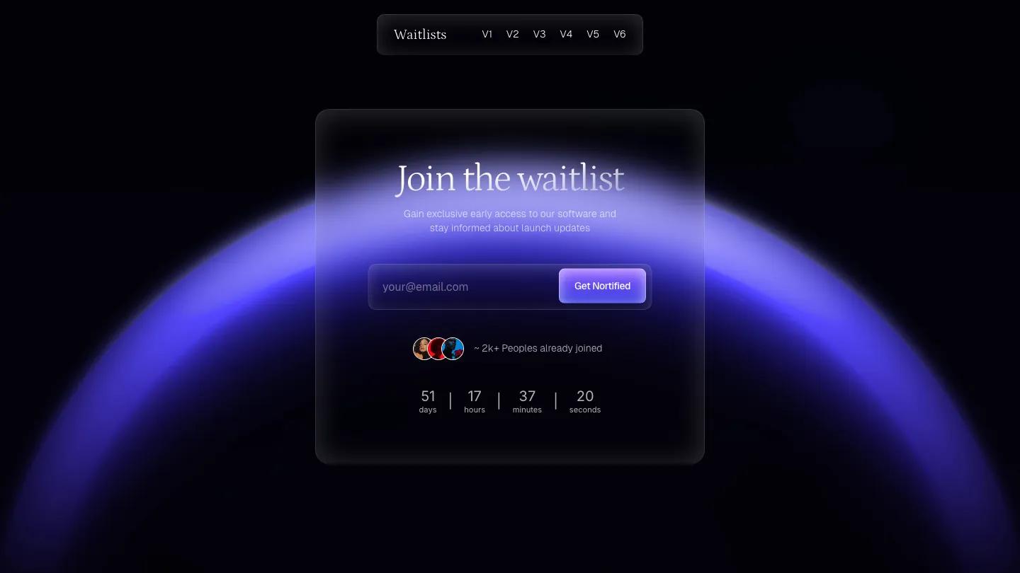 waitlists - Framer Waitlist & Coming Soon Website Template