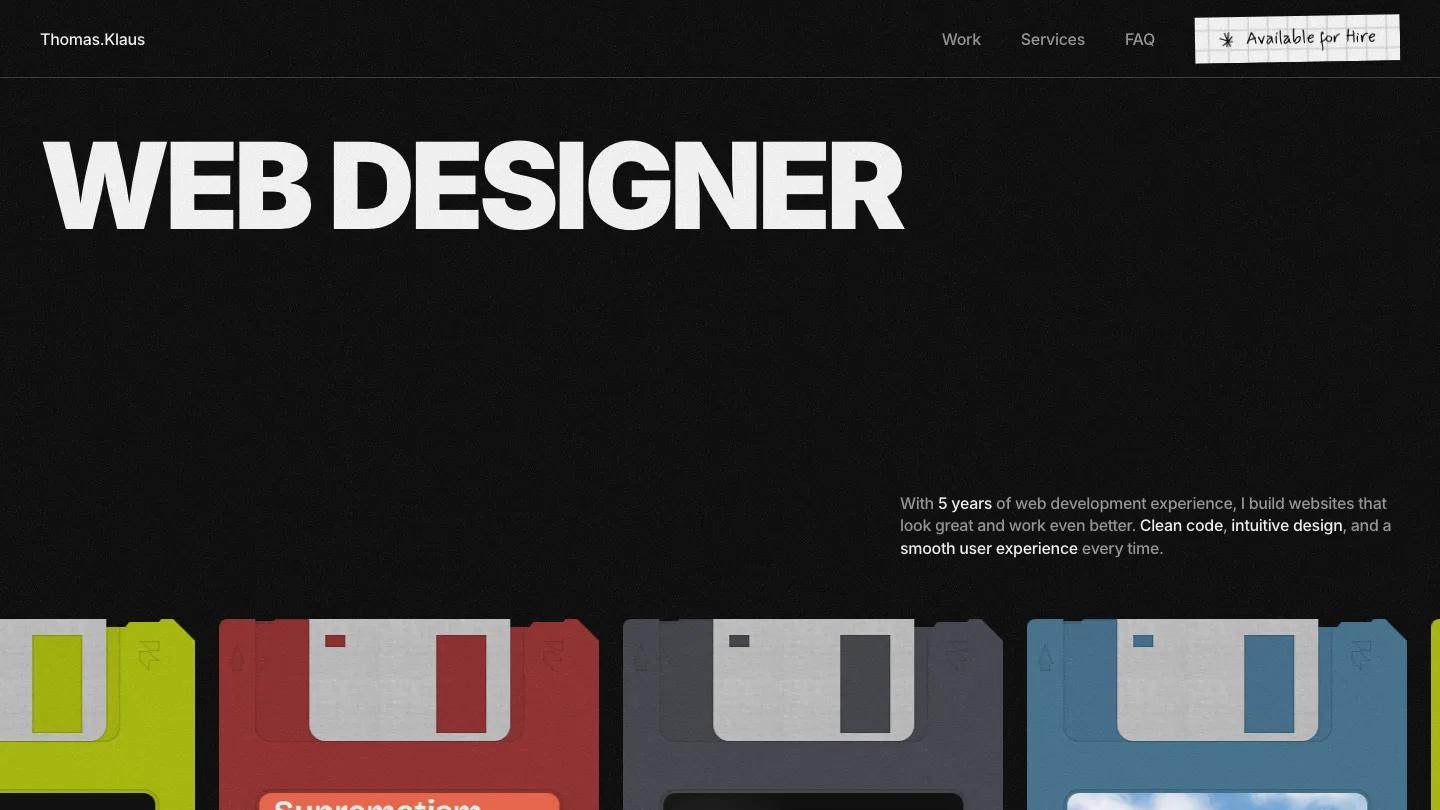 workdesk - Framer Portfolio & Agency Website Template