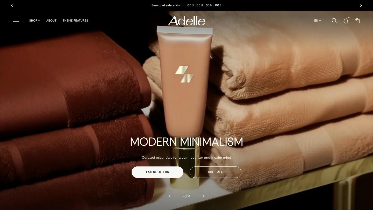Adelle - Shopify Retail & E-commerce Website Theme