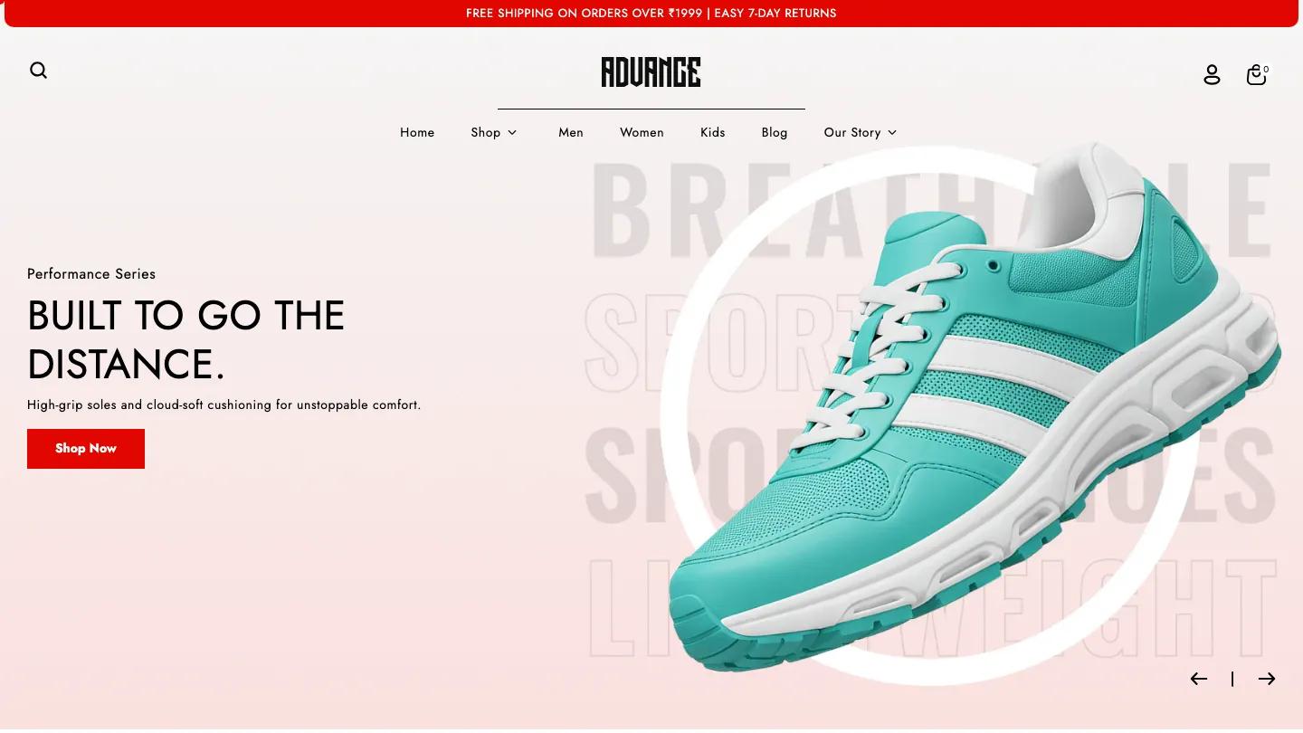 Advance - Shopify Retail & E-commerce Website Theme