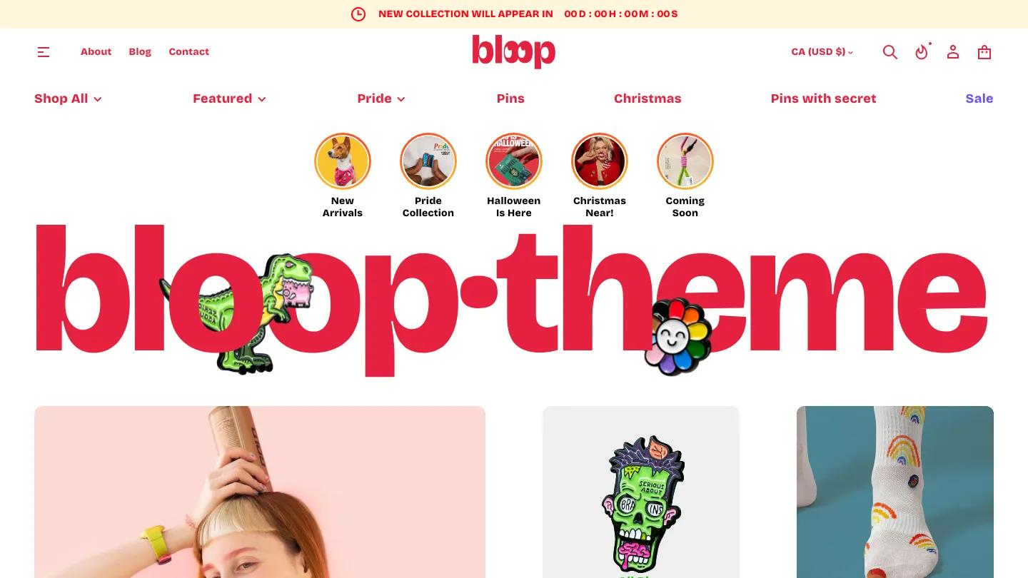 Bloop - Shopify Retail & E-commerce Website Theme