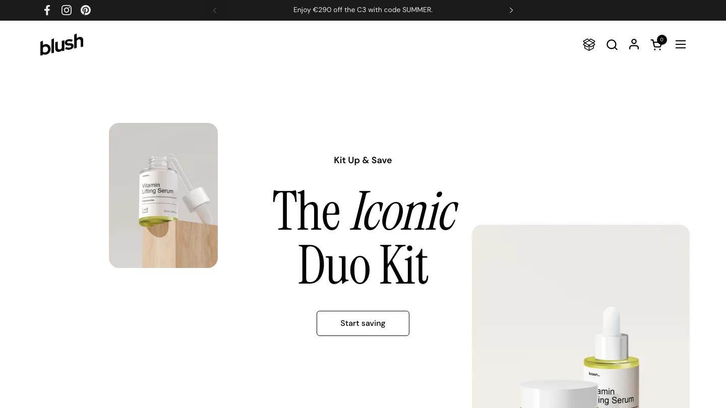 Blush - Shopify Retail & E-commerce Website Theme