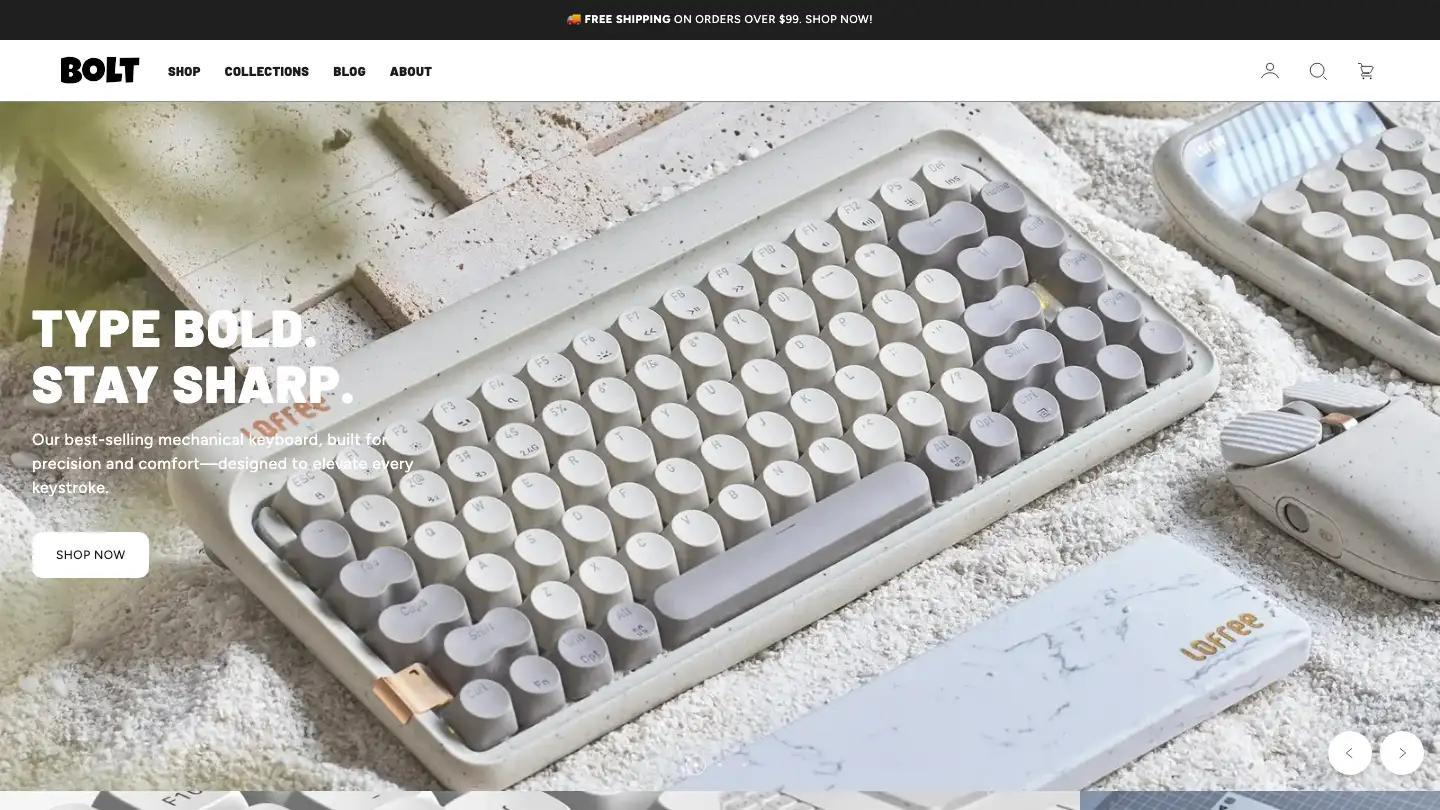 Bolt - Shopify Retail & E-commerce Website Theme