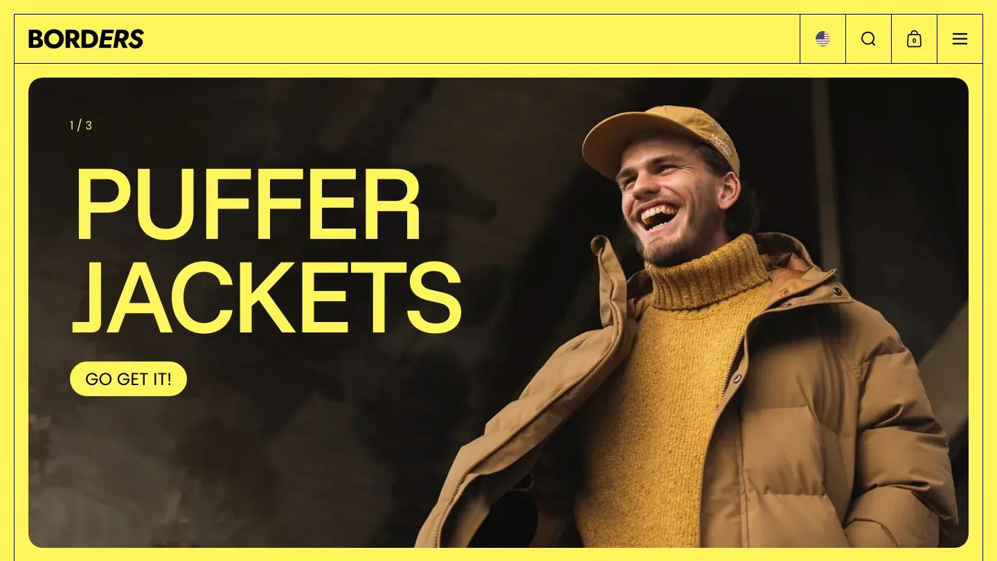 Borders - Shopify Retail & E-commerce Website Theme