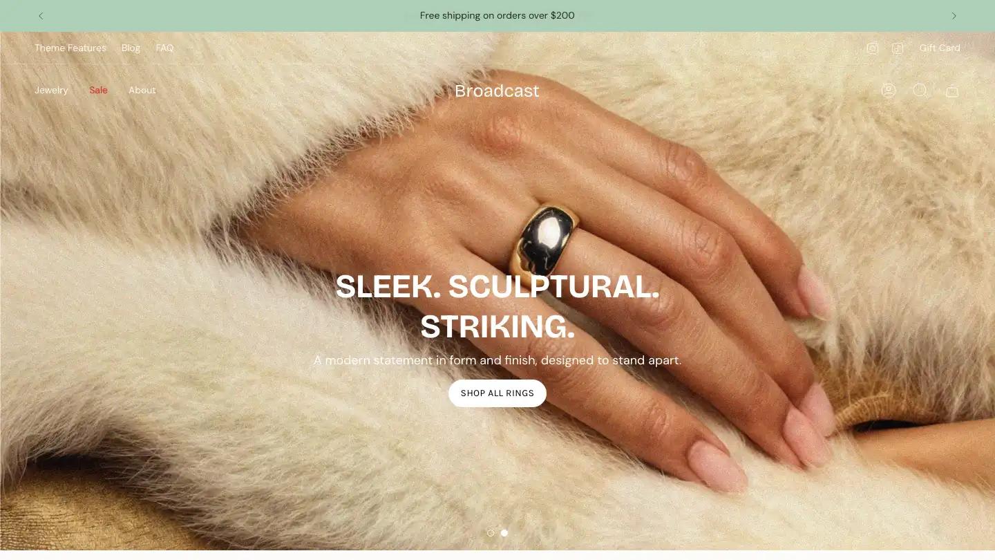 Broadcast - Shopify Retail & E-commerce Website Theme