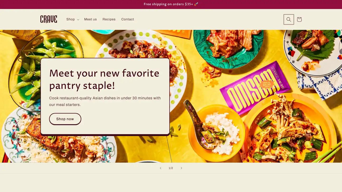 Crave - Shopify Retail & E-commerce Website Theme
