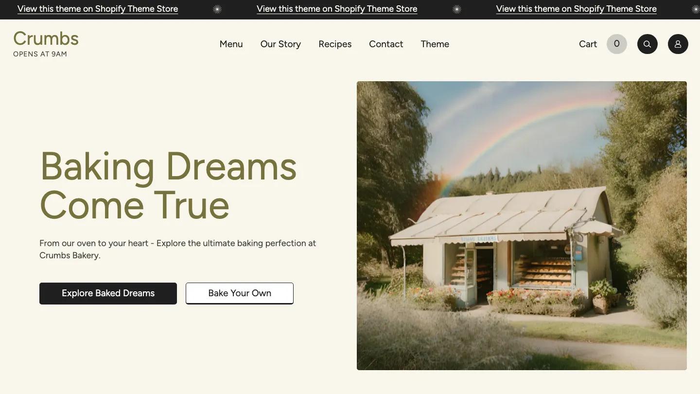 Crumbs - Shopify Retail & E-commerce Website Theme