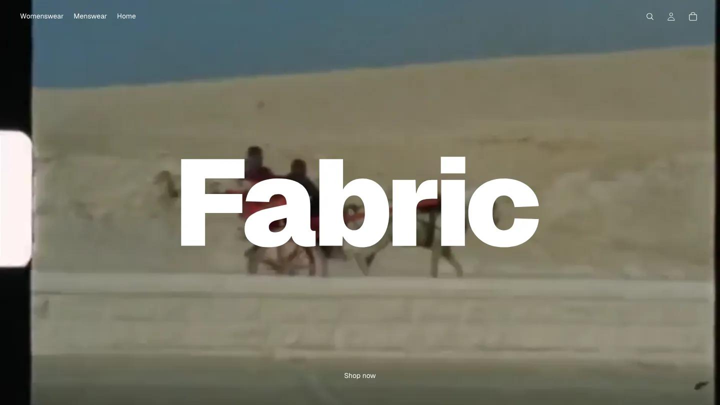 Fabric - Shopify Retail & E-commerce Website Theme
