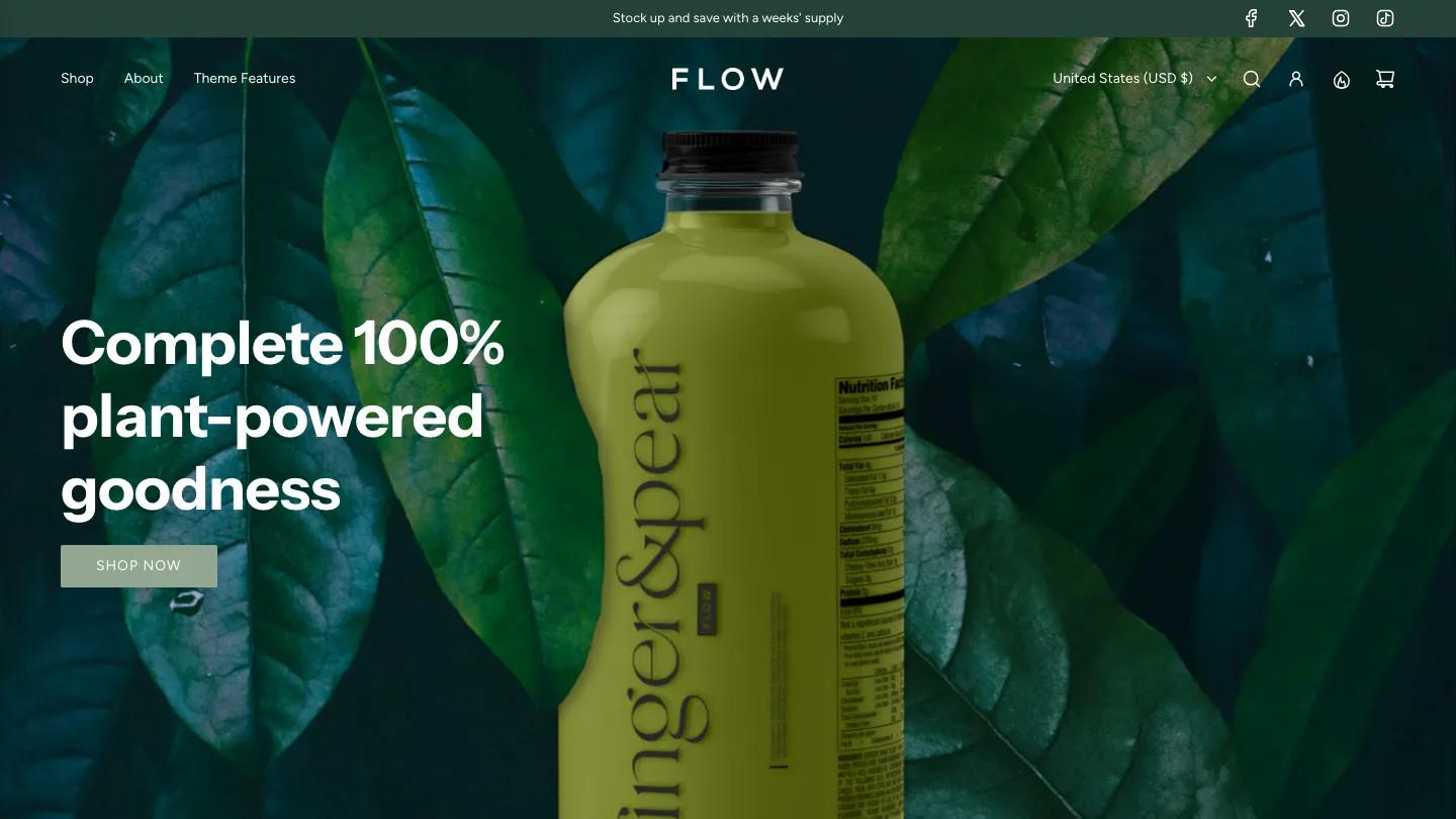 Flow - Shopify Retail & E-commerce Website Theme