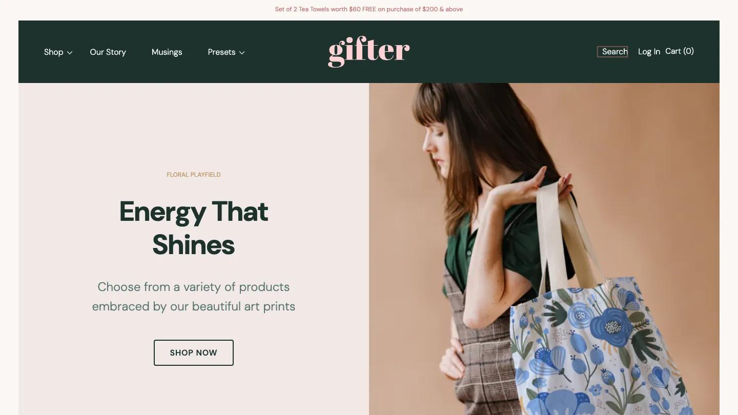 Gifter - Shopify Retail & E-commerce Website Theme
