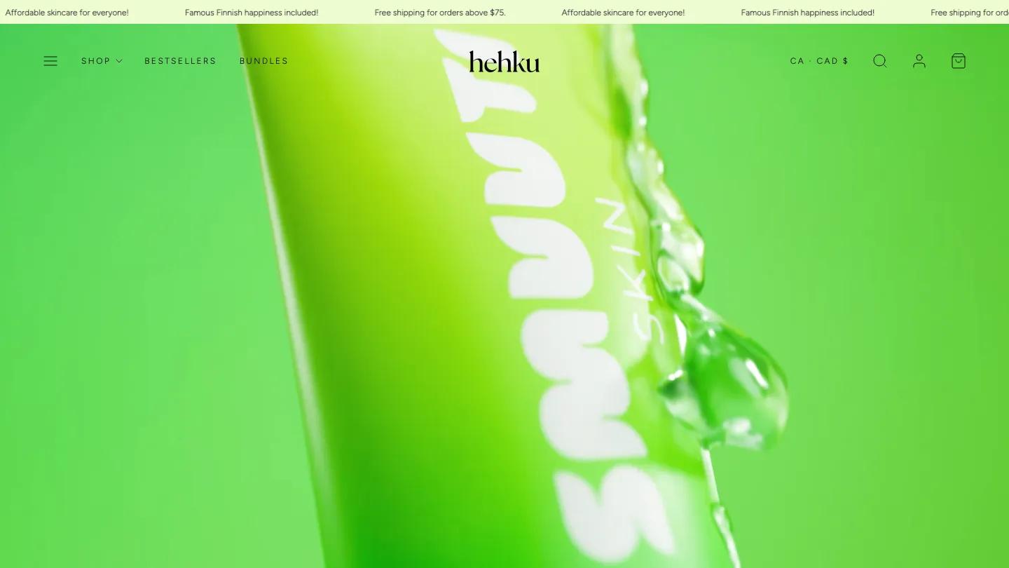 Hehku - Shopify Retail & E-commerce Website Theme