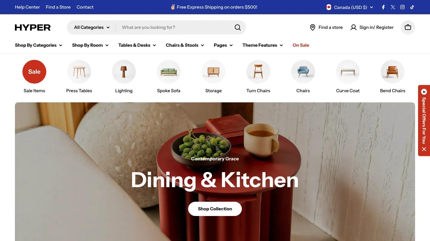 Hyper - Shopify Retail & E-commerce Website Theme