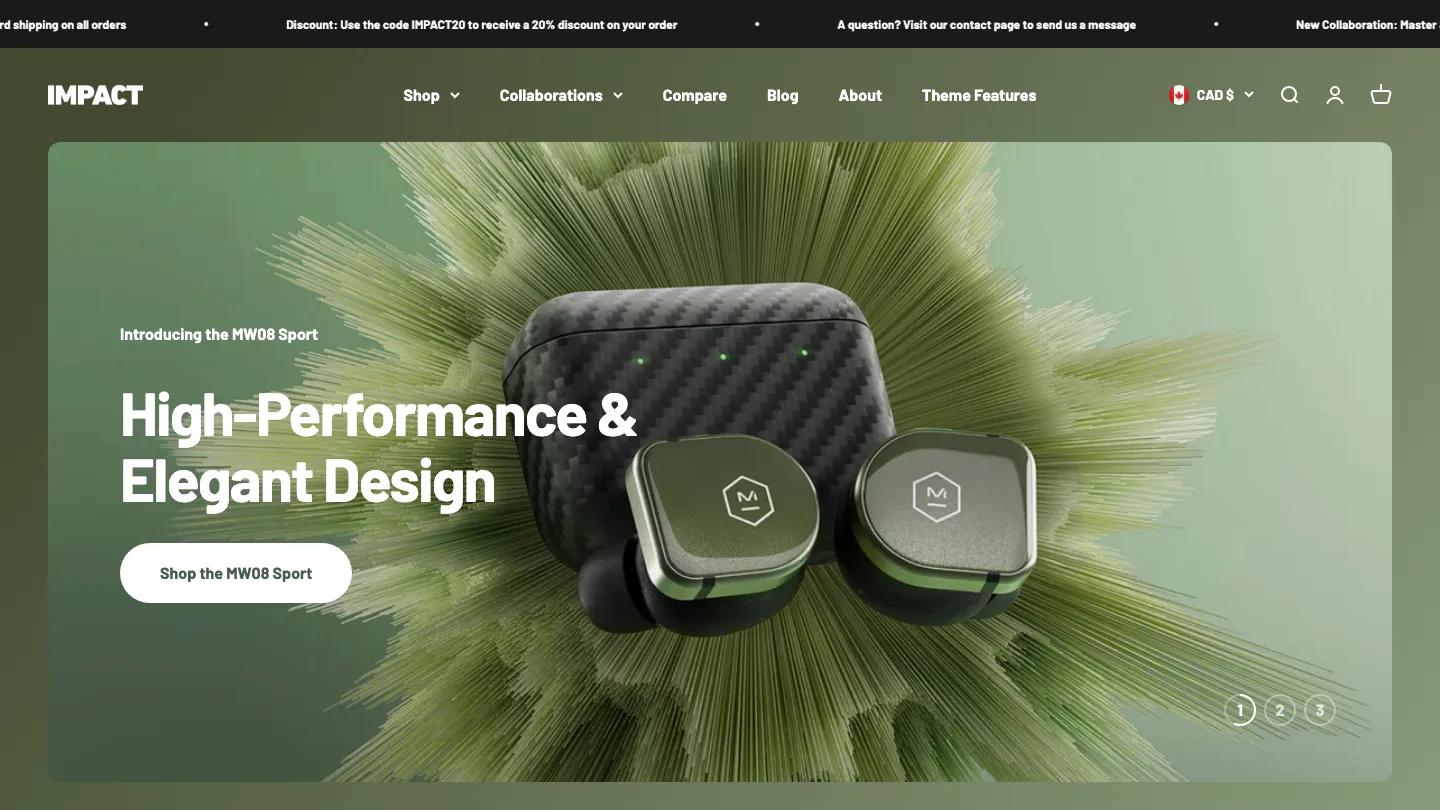 Impact - Shopify Retail & E-commerce Website Theme