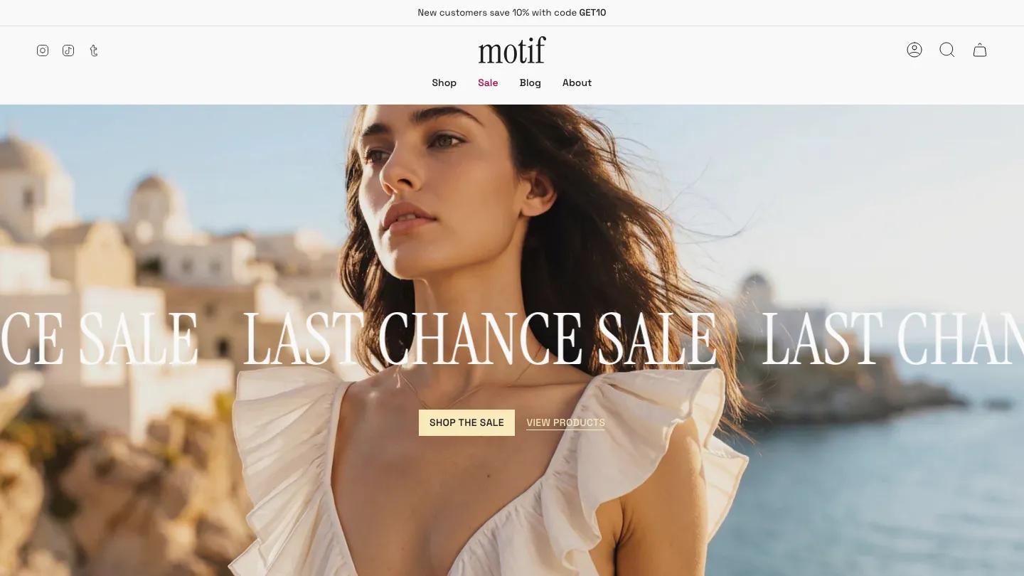 Motif - Shopify Retail & E-commerce Website Theme
