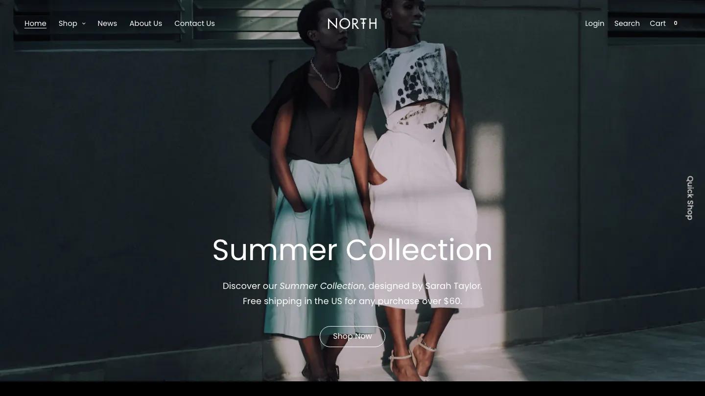 North - Shopify Retail & E-commerce Website Theme