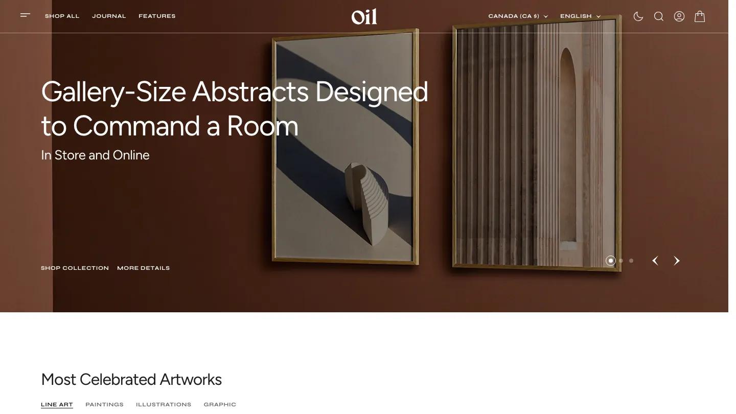 Oil - Shopify Retail & E-commerce Website Theme