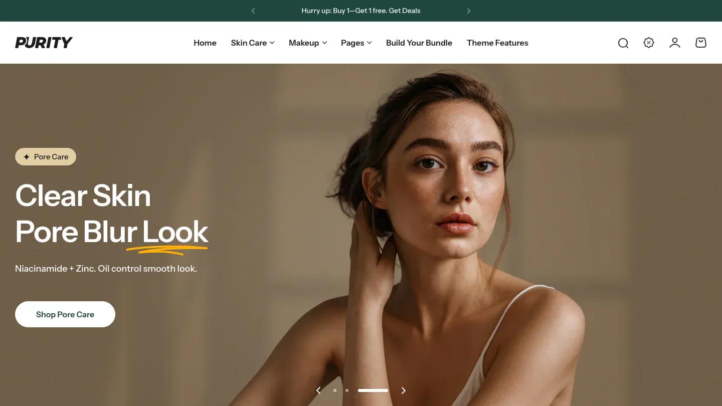 Purity - Shopify Retail & E-commerce Website Theme