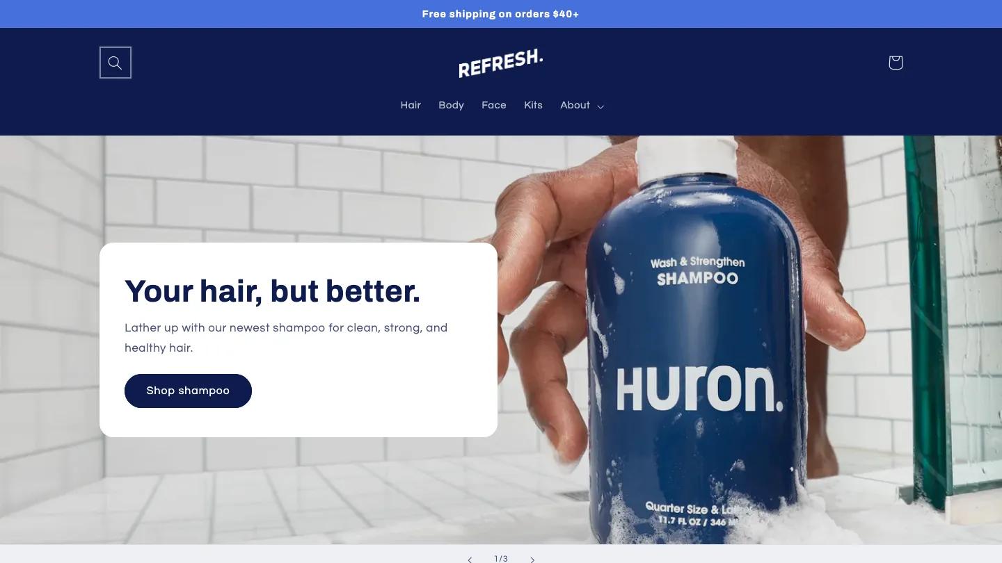 Refresh - Shopify Retail & E-commerce Website Theme
