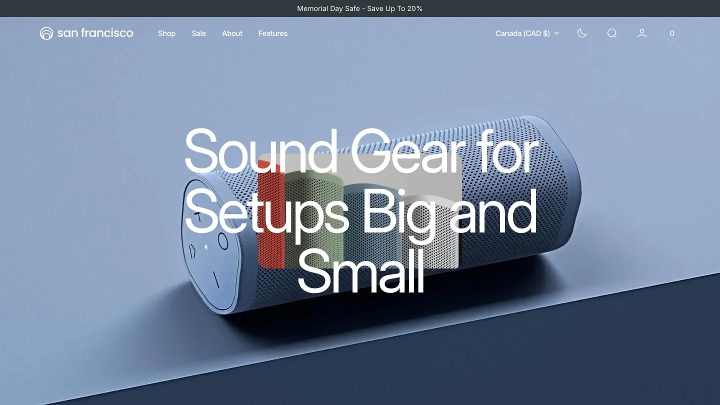 San Francisco - Shopify Retail & E-commerce Website Theme