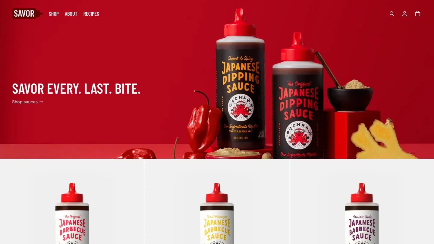 Savor - Shopify Retail & E-commerce Website Theme