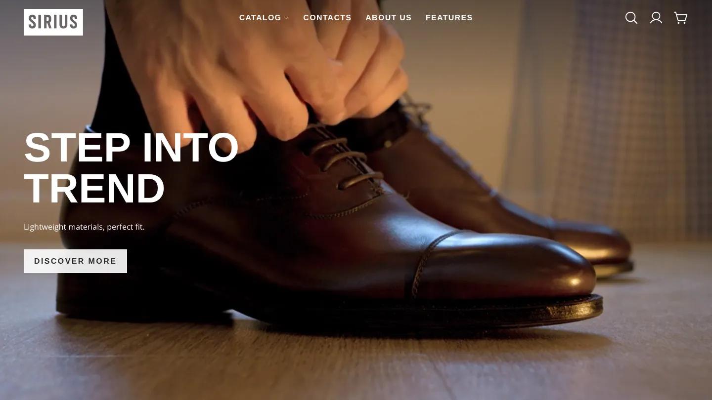 Sirius - Shopify Retail & E-commerce Website Theme