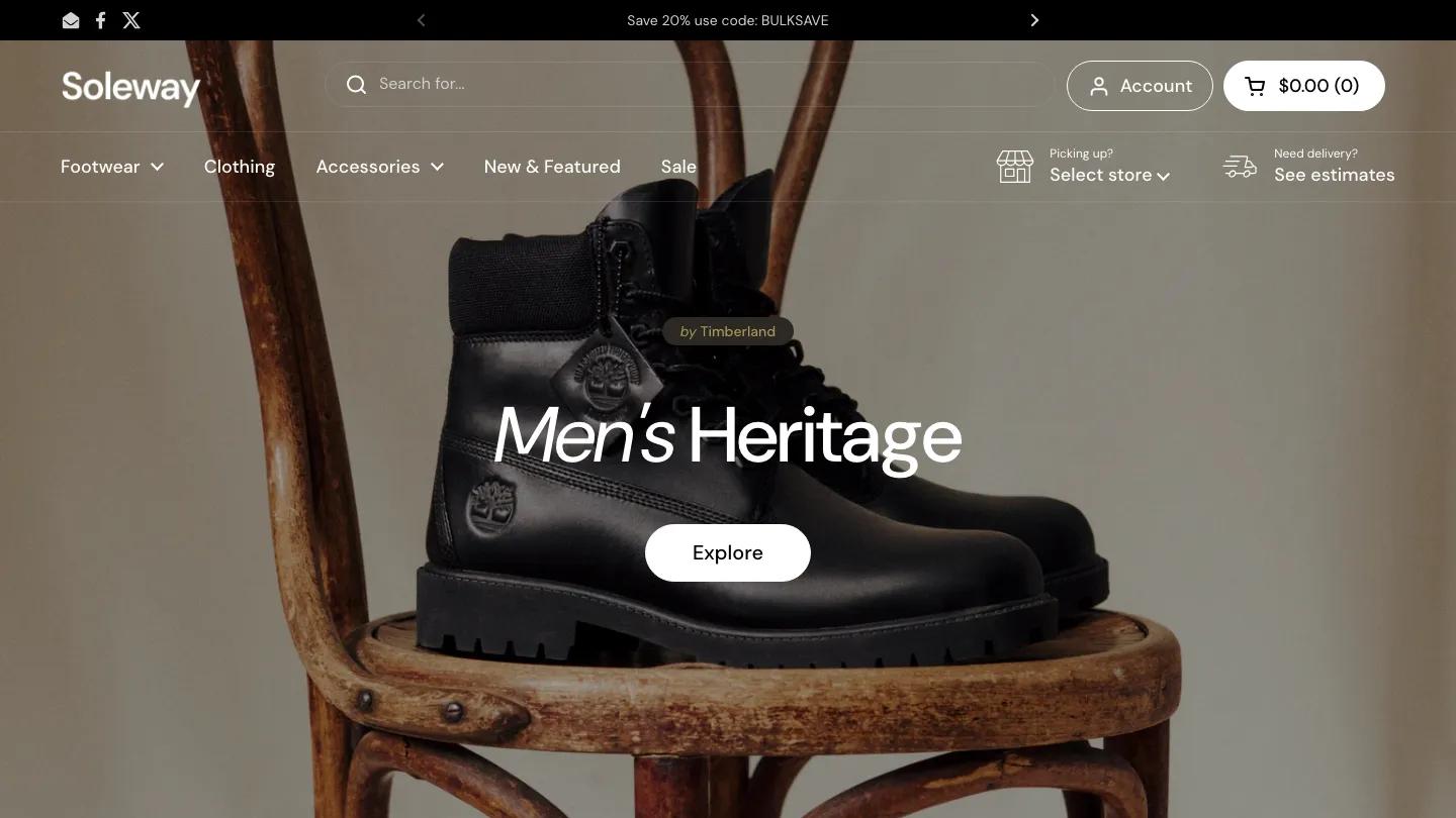 Soleway - Shopify Retail & E-commerce Website Theme