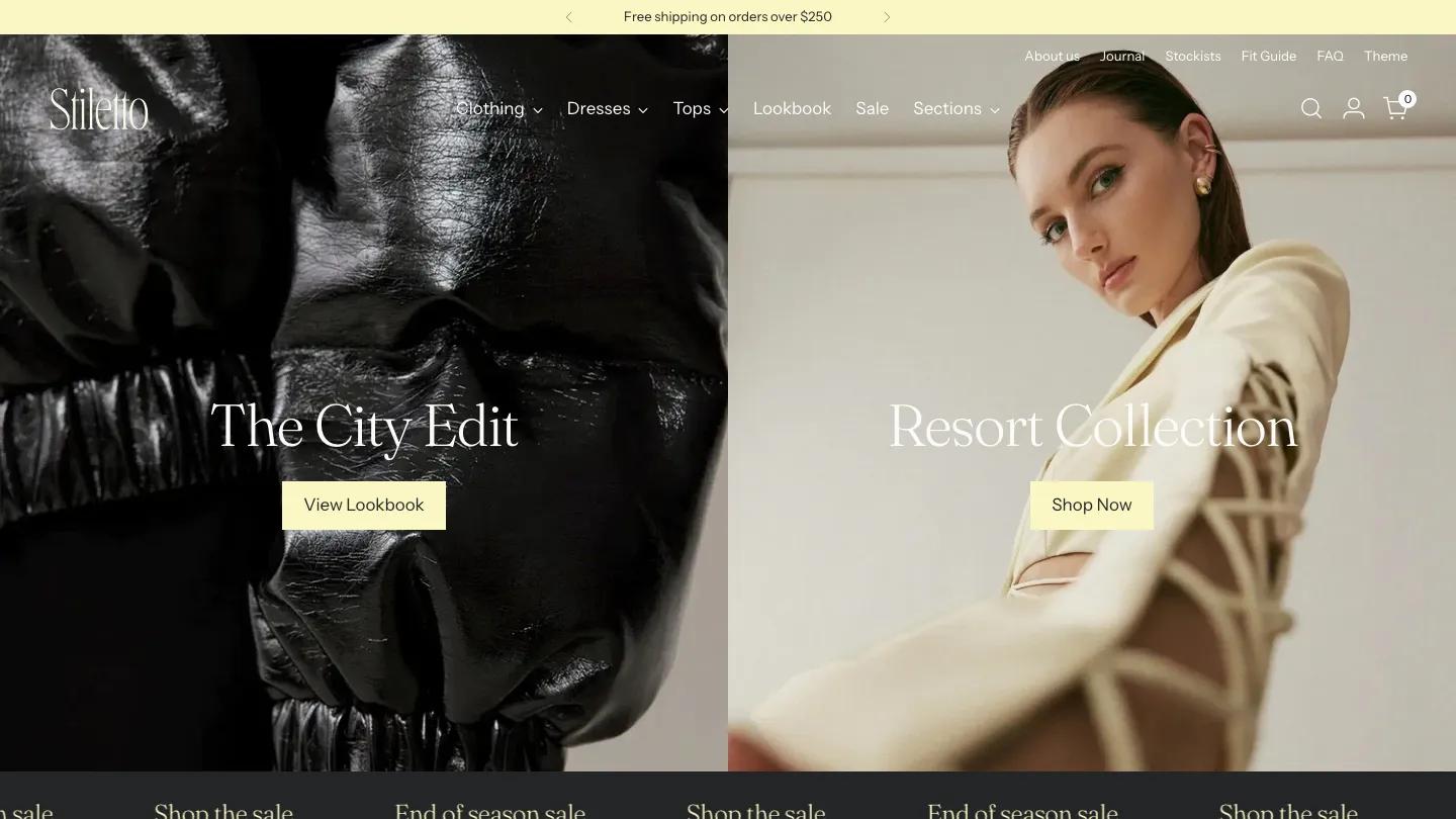 Stiletto - Shopify Retail & E-commerce Website Theme