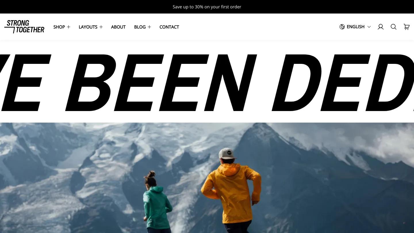 Strong - Shopify Retail & E-commerce Website Theme