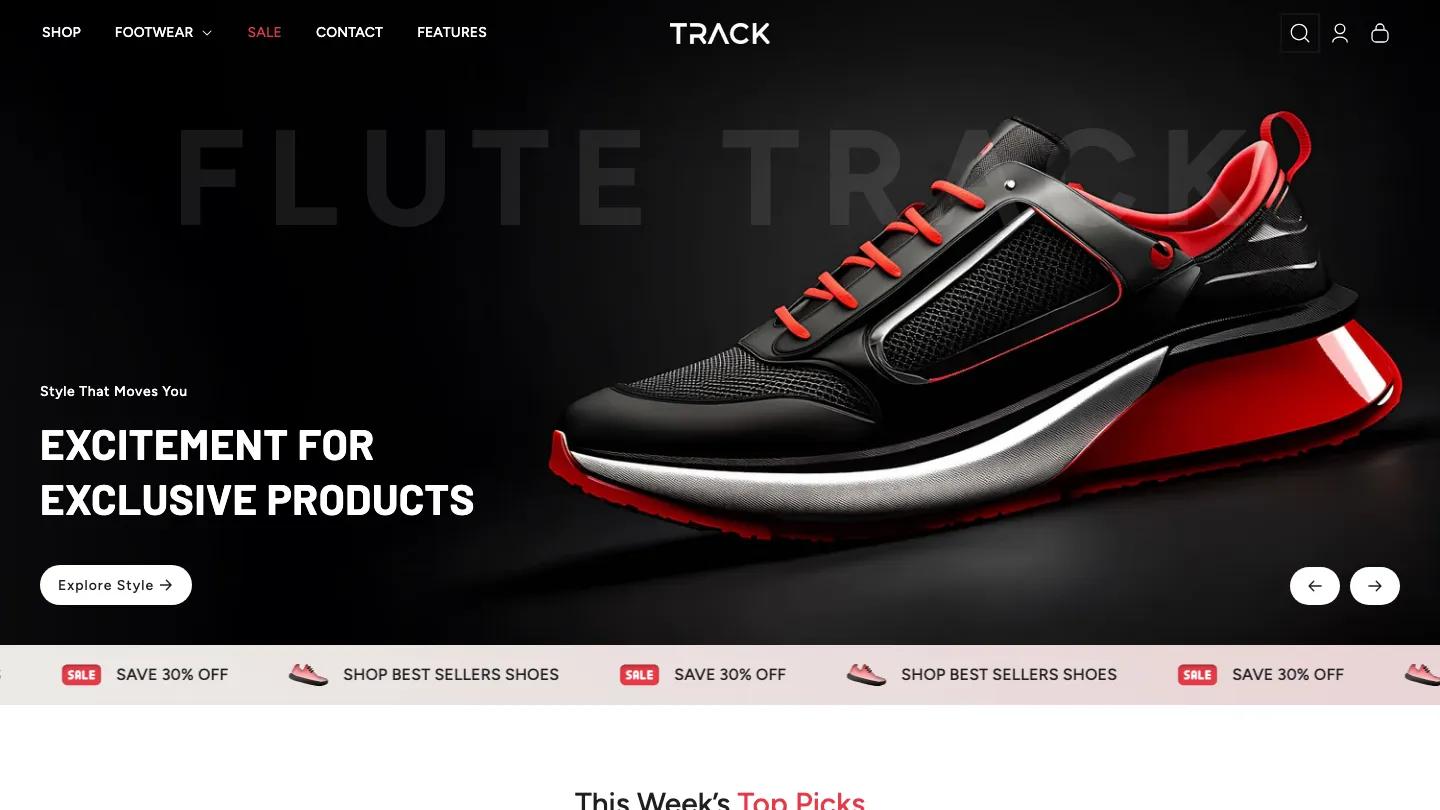 Track - Shopify Retail & E-commerce Website Theme