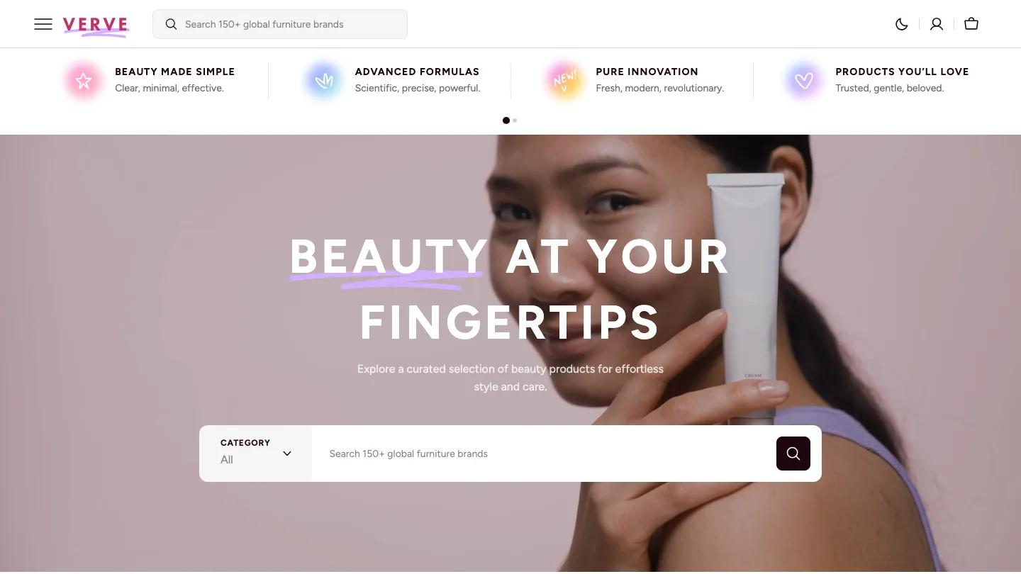 Verve - Shopify Retail & E-commerce Website Theme