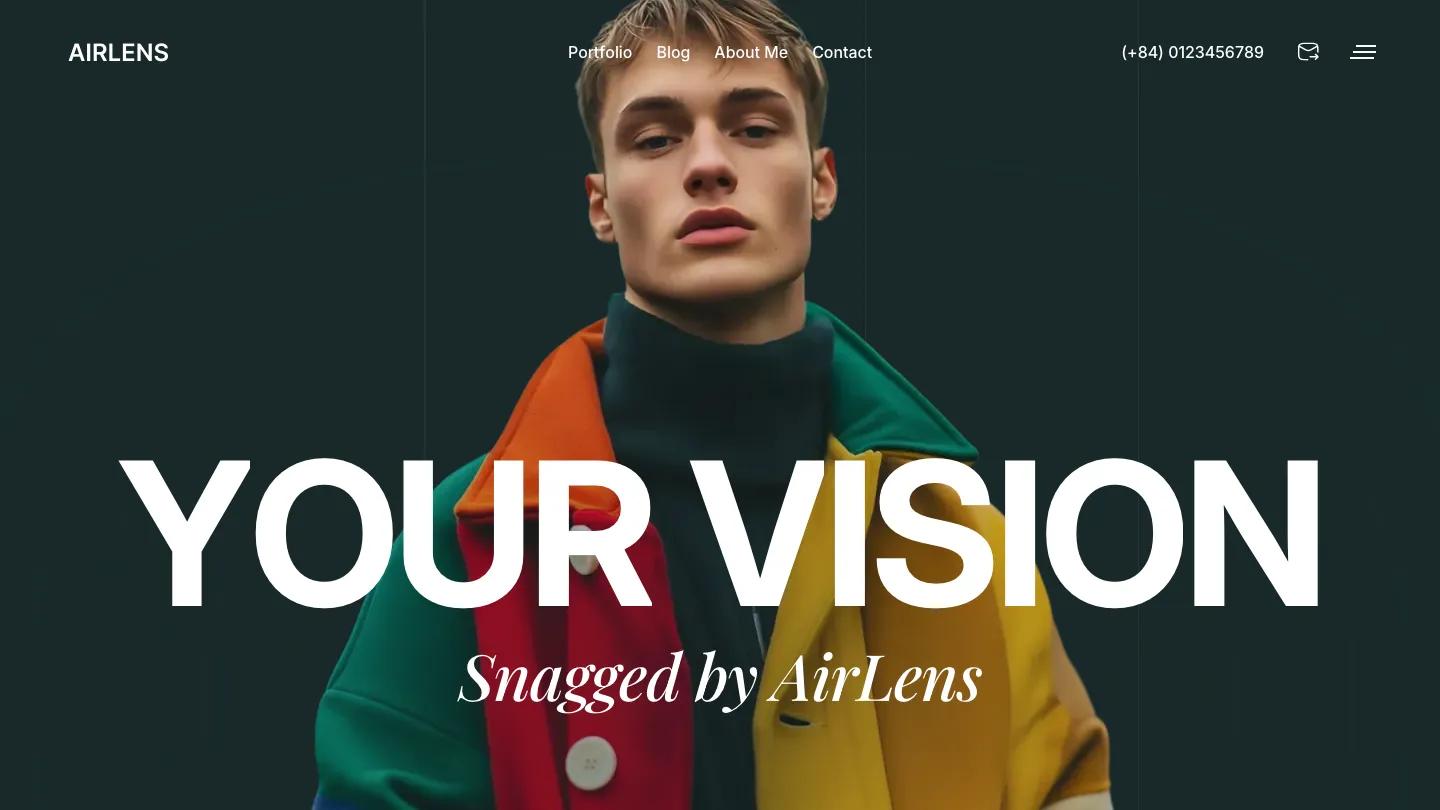 AirLens - Webflow Portfolio & Agency Website Template
