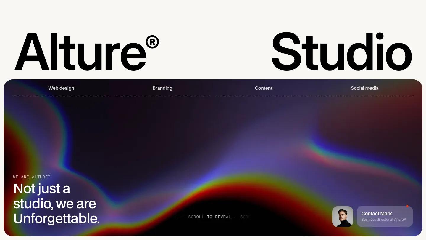 Alture - Webflow Portfolio & Agency Website Template