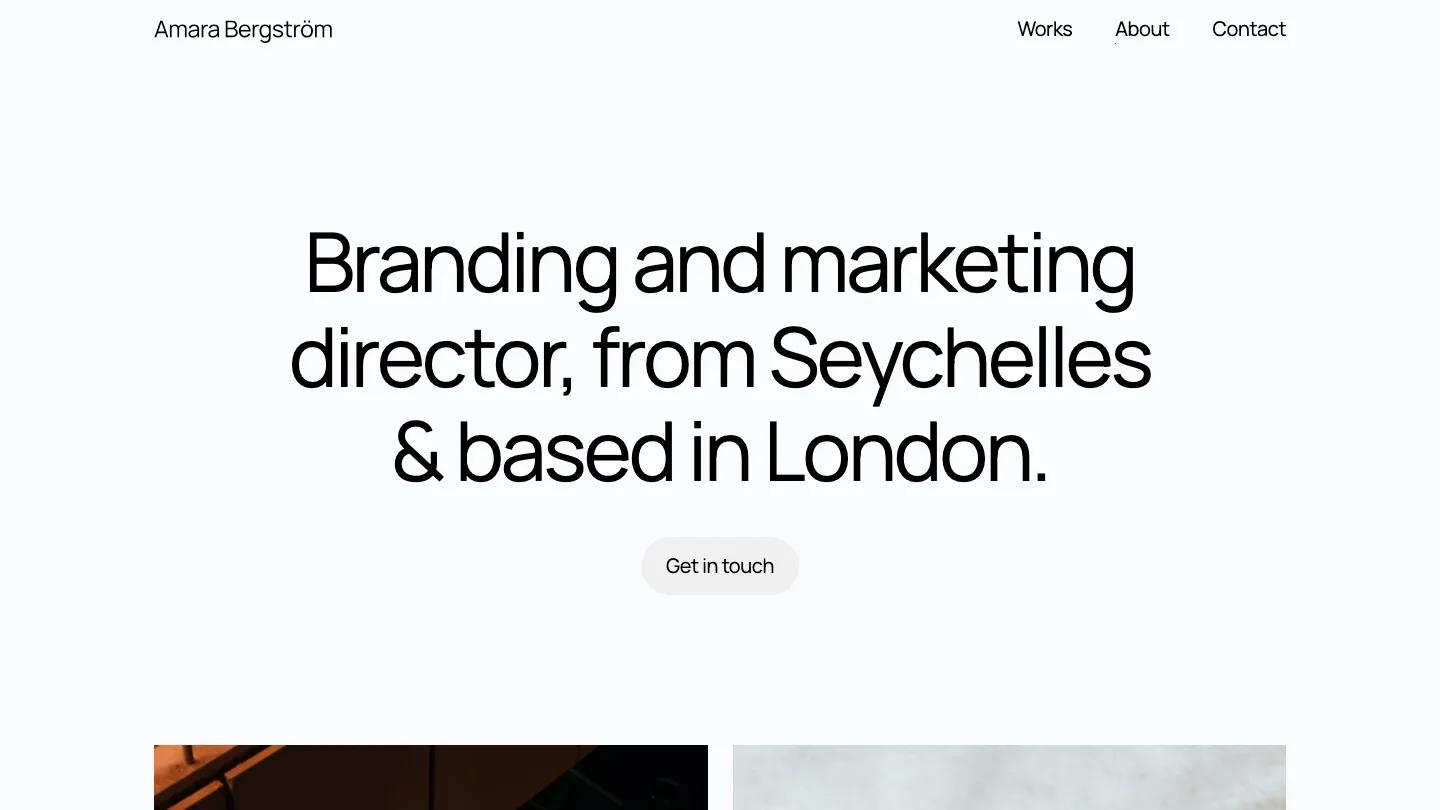 Amara - Webflow Portfolio & Agency Website Template