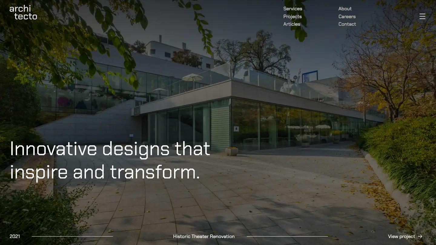 Architecto - Webflow Professional Services Website Template