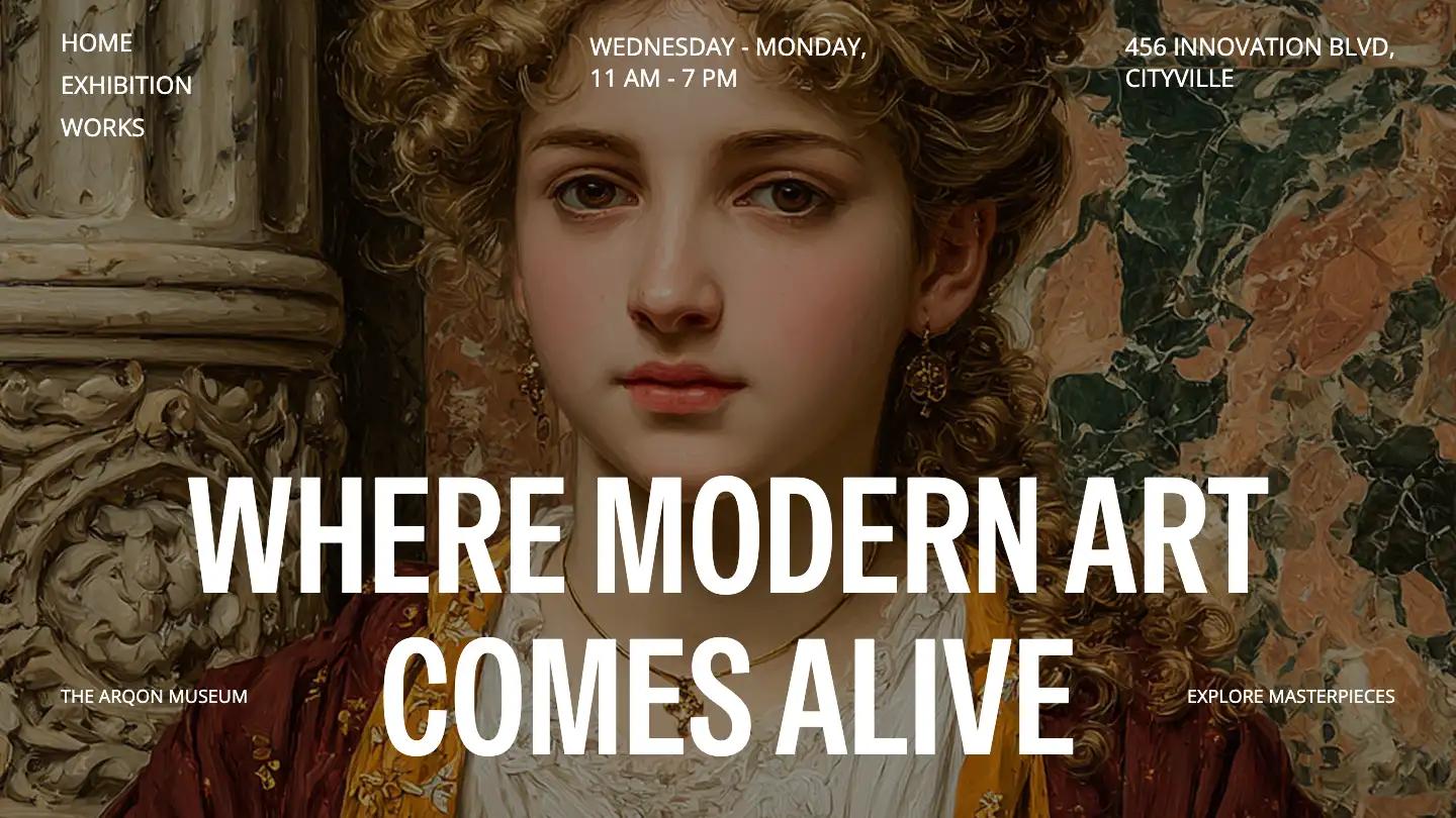 ArqonMuseum - Webflow Art & Design Website Template