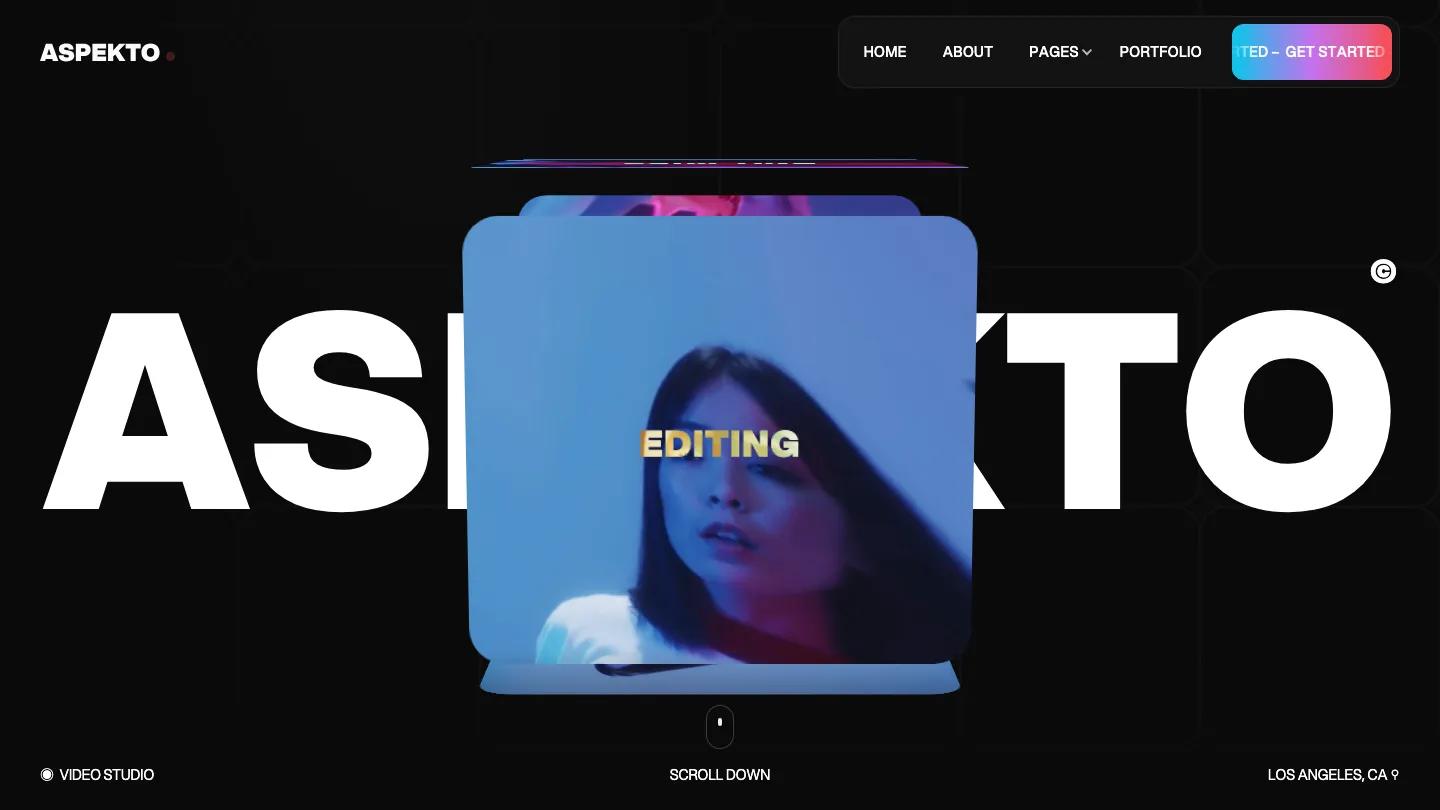 Aspekto - Webflow Portfolio & Agency Website Template