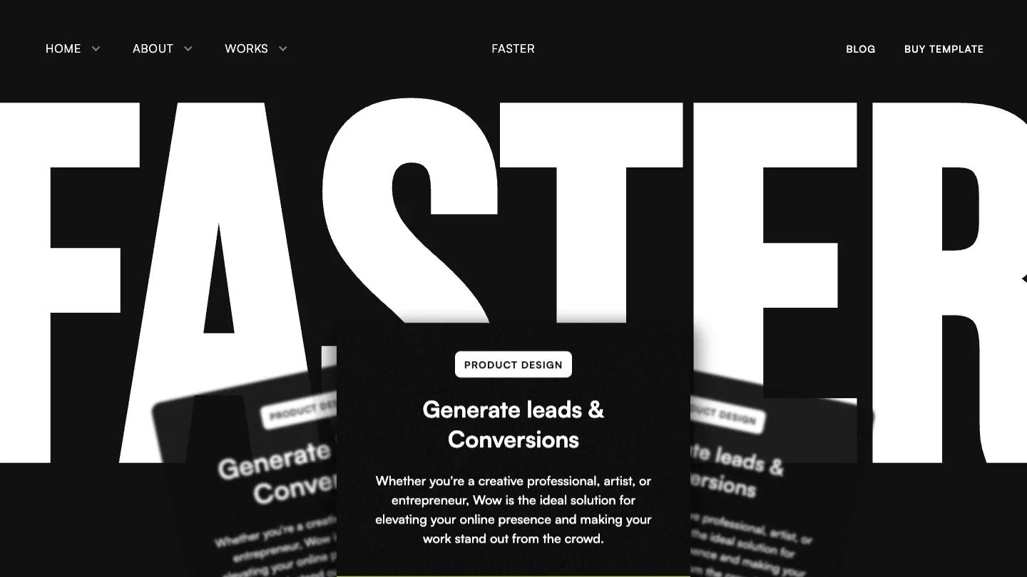 Better - Webflow Portfolio & Agency Website Template