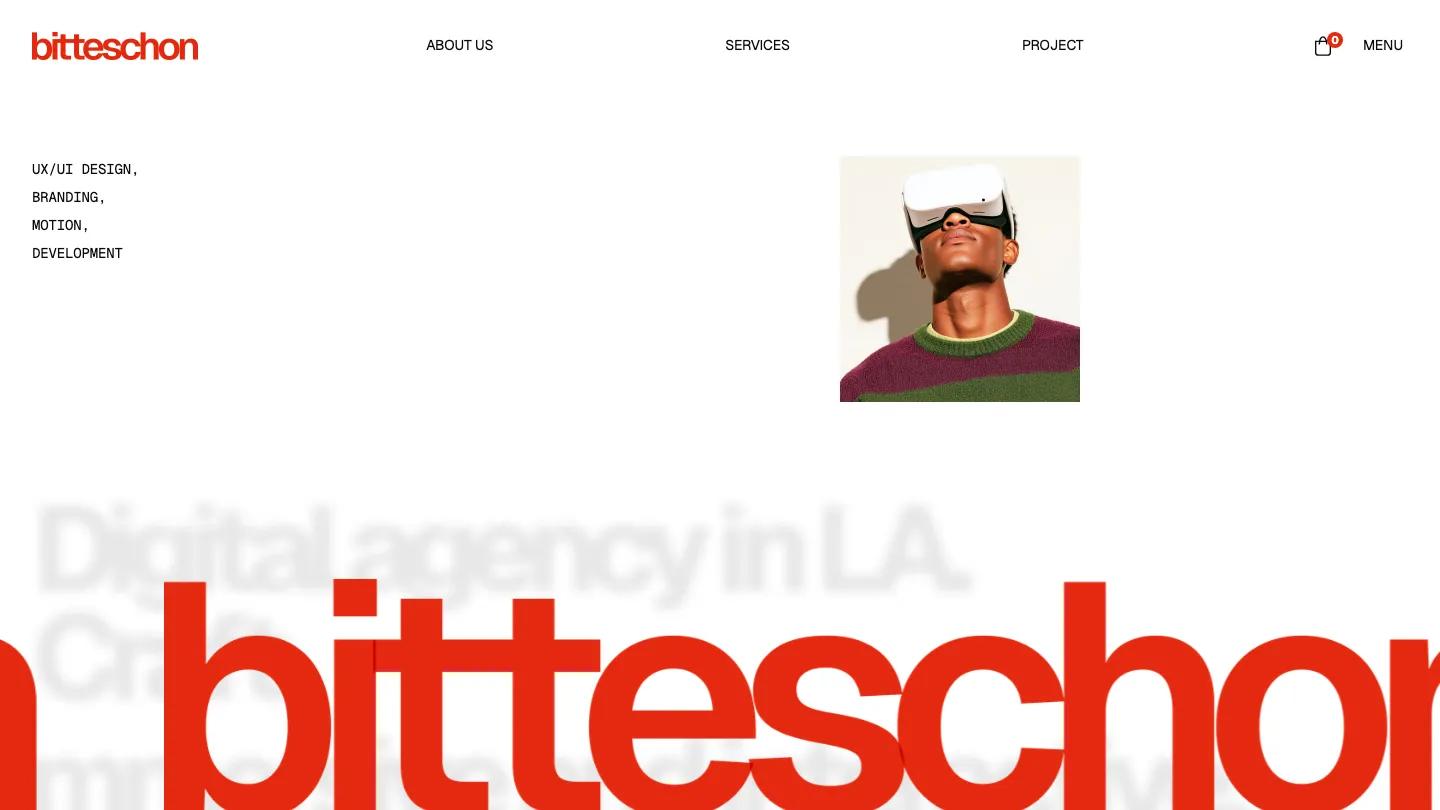Bitteschon Studio - Webflow Portfolio & Agency Website Template