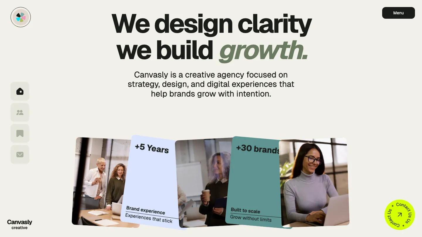 Canvasly - Webflow Professional Services Website Template