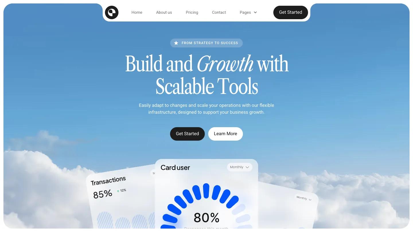 Catalis - Webflow Technology & Software Website Template