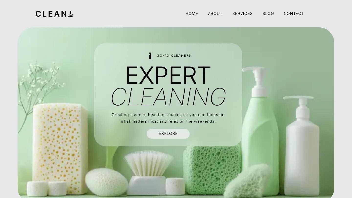 Cleaners - Webflow Home & Local Services Website Template