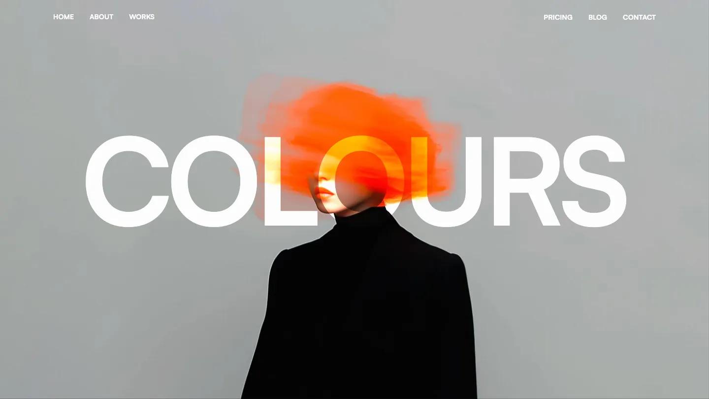 Colours - Webflow Portfolio & Agency Website Template