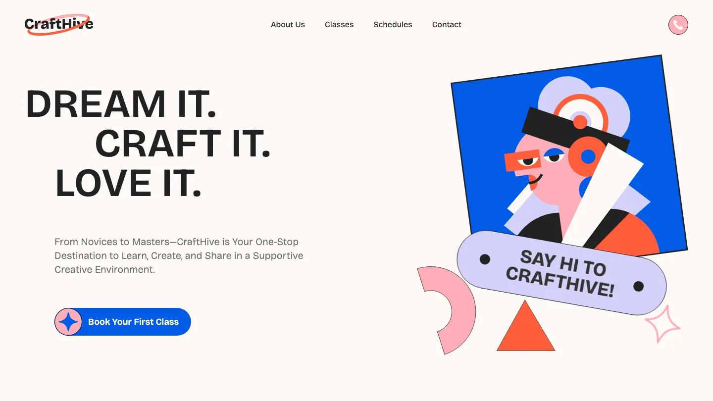 Crafthive - Webflow Retail & E-commerce Website Template